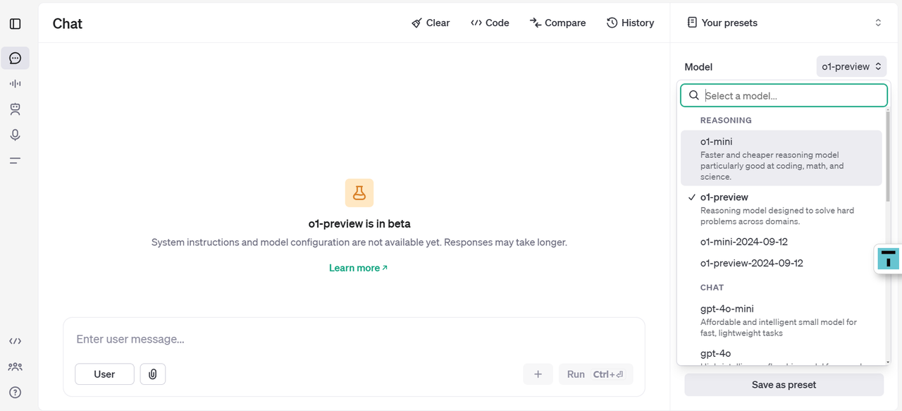 openai o1 api 공개 (티어 1~5 개발자에게도 공개) - TILNOTE